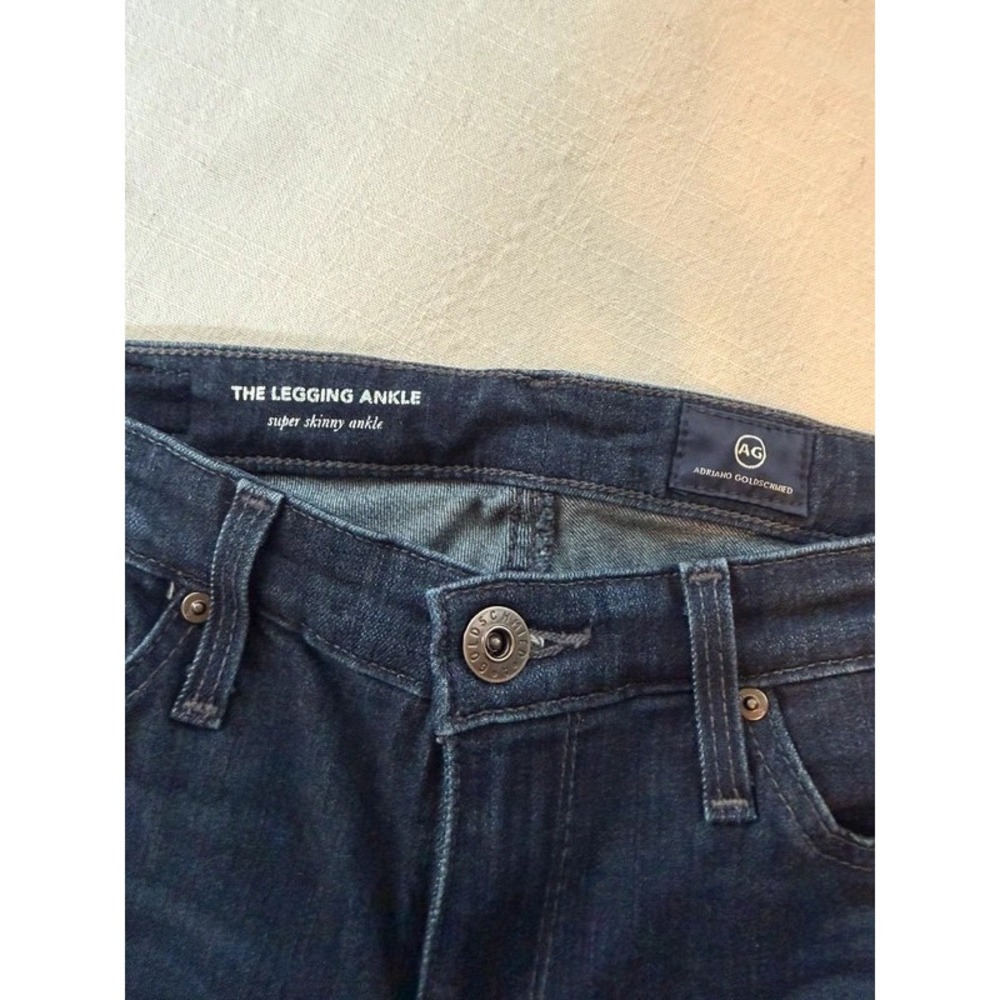 AG Adriano Goldschmied The Legging Ankle Super Skinny Jeans Dark Wash 24R - Picture 4 of 7